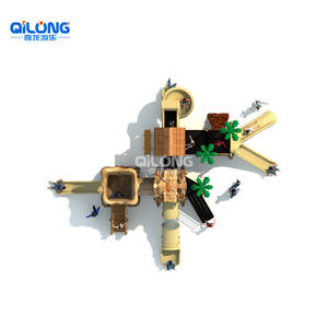 สนามเด็กเล่นกลางแจ้งทำจากไม้สำหรับเด็กสไตล์ใหม่ราคายอดนิยม - Product Image 3