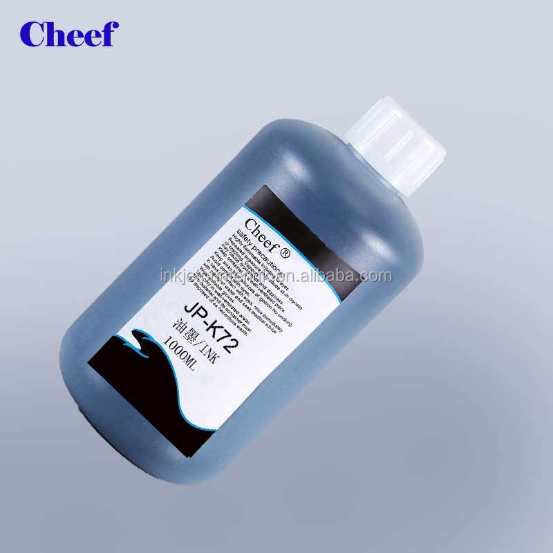 Black Ink JP-K72 for Hitachi CIJ Printing 1000ml - Eco Friendly