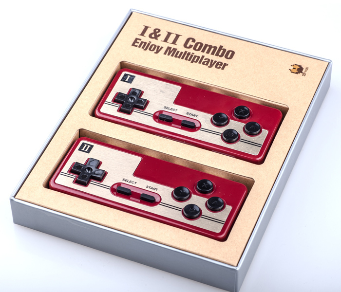 8BitDo FC30 I&II Combo Bluetooth ファミコン型 8Bitdo FC30 Combo Dual Wireless BT Game Controller for iOS/Android