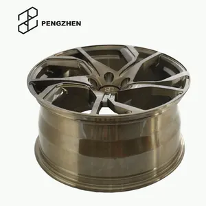 Pengzhen custom 22 pollici 5x120 finitura spazzolata cerchi in alluminio forgiato per auto per Range Rover Sport