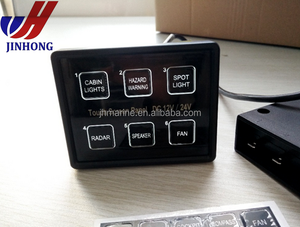 Bảng Điều Khiển Cảm Ứng Bảng Điều Khiển Bảng Điều Khiển LED 12 Volt 6 Gang - Product Image 6