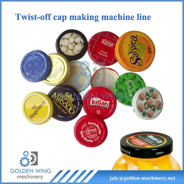 Automatische Twist-off Caps/Schraube Kappe Produktion Linie twist off cap, der maschine