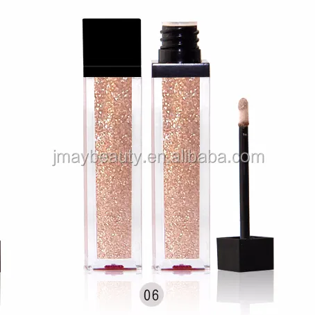 NEW Shinny Wet Glitter lipgloss 11 colors glitter private logo liquid lipstick lipgloss China factory wholesale
