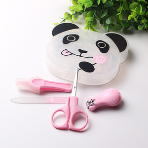 Direct Factory Price Personal Nail Care <strong>Tool</strong> <strong>pink</strong> Panda Shape Safety Baby Manicure <strong>Set</strong> - Product Image 6