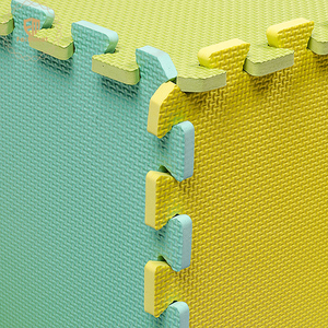 Color de la mezcla educativos ecológicos enclavamiento Eva <span class=keywords><strong>rompecabezas</strong></span> estera del juego del bebé para el arrastre - Product Image 4
