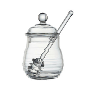 Dụng Cụ Nhả Miệng Rộng Độc Đáo Làm Bằng Tay 280Ml Thân Thiện Với Môi Trường Trang Trí Rỗng Độc Đáo Từ Nhà Máy Bình Thủy Tinh Lọ Mật Ong - Product Image 5