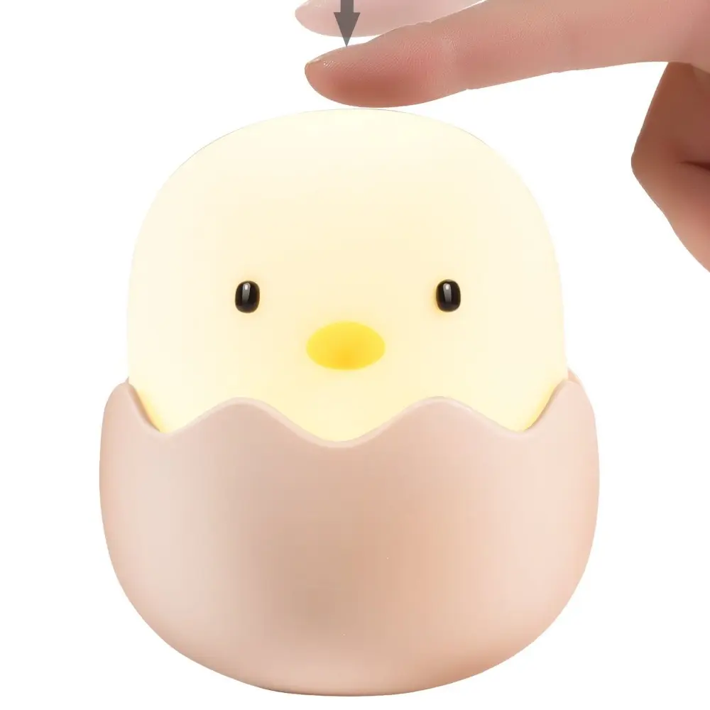 YARRAE 2018 YEARS Rechargeable Egg Shell Chick Shape Top Control Lamp for Girl Lady Kid Baby Bedroom and Nursery