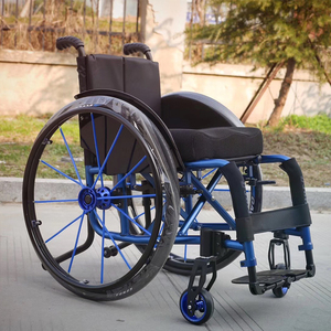 Silla de Ruedas Manual Ligera con Ruedas Grandes de 24 Pulgadas, Accesorios para Silla de Ruedas, Lista de Precios de Sillas de Ruedas de 4 Pulgadas, Alta Calidad, Deporte Activo - Product Image 3