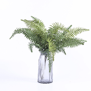 شجيرات أوراق السرخس البلاستيكية الاصطناعية لديكور المنزل للمناظر الطبيعية للحدائق - Product Image 3