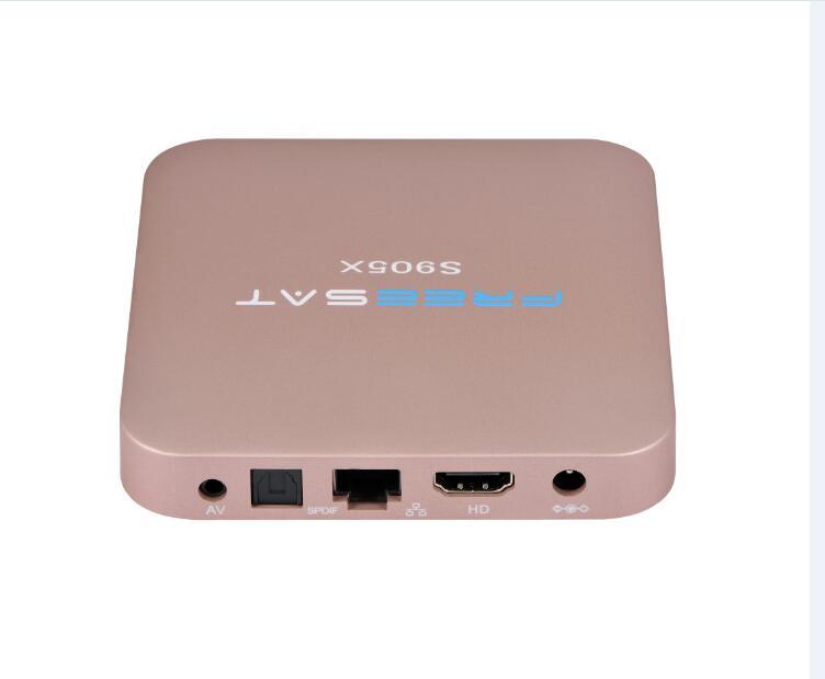Freesat S905X Amlogic Android 6.0 2G/16G Android 4 K OTT Smart TV caja Quad Core Kodi XBMC Ethernet Wifi BT 4.0 TV Box