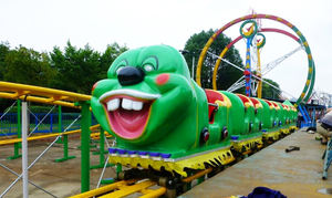 遊園地のアトラクション、格安裏庭キャタピラーワッキーワームローラーコースター販売中 - Product Image 6