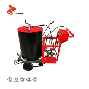 Hand push type hot melt road marking machine for painting on the street