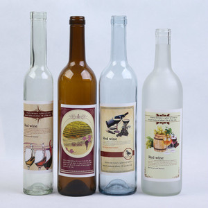 I produttori del commercio all'ingrosso 375 ml 500 ml 750 ml di vetro vuota bottiglia di vino scuro verde bottiglie di vetro per liquore vodka e whisky - Product Image 4