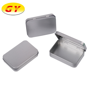 Bluk Kaleng Logam Berengsel Kecil Persegi Panjang Grosir - Product Image 5
