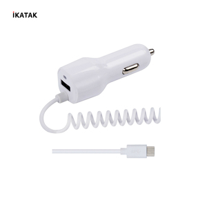 Fabrik Heißer Verkauf Schnelle 3.4A <span class=keywords><strong>2</strong></span> Port USB Auto Ladegerät Mit Kabel - Product Image 4