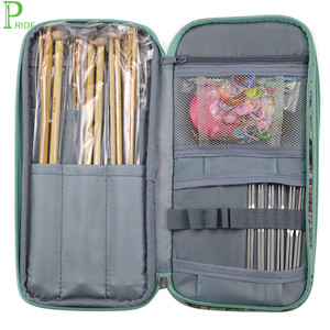 Ensemble d'accessoires de couture comprenant 36 <span class=keywords><strong>aiguilles</strong></span> à tricoter <span class=keywords><strong>droites</strong></span> en bambou, grande capacité, 12 crochets à dentelle petits, ciseaux, règles - Product Image 6