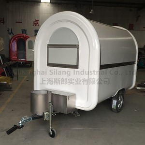 7.6 * 5.5ft blanc remorque de chariot de nourriture de chariot de nourriture mobile de nourriture de <span class=keywords><strong>plage</strong></span> camion hot-dog <span class=keywords><strong>Hambourg</strong></span> crème glacée traction chariot - Product Image 2