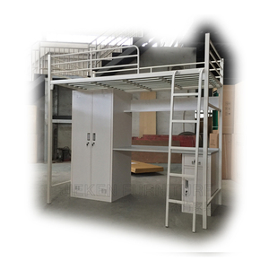 Cama Litera de Metal Resistente de <span class=keywords><strong>Segunda</strong></span> <span class=keywords><strong>Mano</strong></span> para Dormitorio Universitario - Product Image 2