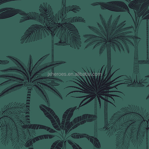 Sud-est Asiatico Stile Albero di Palma e di Cocco Albero Modello di Casa Decorazione <span class=keywords><strong>Carta</strong></span> Da <span class=keywords><strong>Parati</strong></span> - Product Image 6