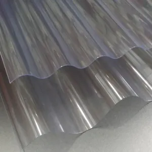 excellent light transmission fiber reinforce glass roof sheet/clear plastic roof sheet/FRP corrugated transparent roofing sheet