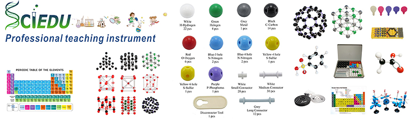 Kit De 240 Piezas Para Modelos Moleculares – Química Orgánica E Inorgánica – Esferas De Colores Con Conexiones – Ideal Para Estudiantes Y Profesores