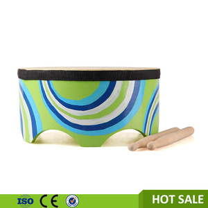 Tambor de madera piso barato tambor con palos para niños precio de fábrica - Product Image 1