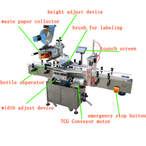 Machine d'étiquetage automatique économique HIG, machine d'étiquetage de bouteilles à surface plane, prix - Product Image 5