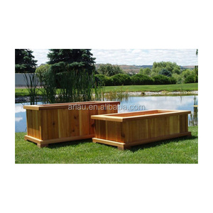 <span class=keywords><strong>Pot</strong></span> de planteur en bois chinois, grand carré et long, rue, jardin en plein air, jardinière - Product Image 2