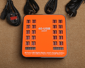 Wholesale Mobile Phone 40 <strong>USB</strong> Aout Charger 40 Ports <strong>USB</strong> Fast Charger With UK USA Europe <strong>Plug</strong> <strong>Adapter</strong> 5V 1.5 a - Product Image 2
