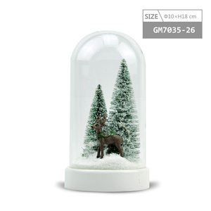 OEM decorativo sereno cupola di <span class=keywords><strong>vetro</strong></span> cloche con base e luci a led - Product Image 5