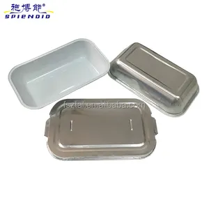 Gói Và Đi Container Dùng Một Lần Airline Khay Thực Phẩm Foodpackaging Aluminum Foil Container