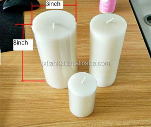 En gros <span class=keywords><strong>Pas</strong></span> <span class=keywords><strong>Cher</strong></span> Pilier Blanc <span class=keywords><strong>Bougie</strong></span> - Product Image 5