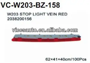 Dừng ánh sáng tĩnh mạch màu đỏ cho Benz w203/C 00-04 viccsauto