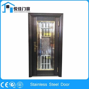 <span class=keywords><strong>Precio</strong></span> bajo entrada casa diseño barato puerta <span class=keywords><strong>de</strong></span> seguridad <span class=keywords><strong>de</strong></span> acero inoxidable - Product Image 3