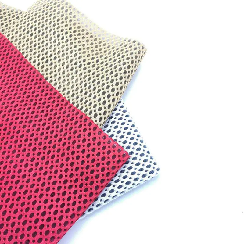 In 3d air lưới quần áo vải và vải polyester bedsheet bánh sandwich lưới fabricelastic cho 100% polyester vải dệt kim