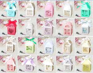 Sposa E Lo Sposo di Cerimonia Nuziale di Favore Del Regalo Scatola di Carta - Product Image 3