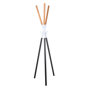 Caliente vende muebles para el hogar árbol sombrero soporte colgante Diseño Base bastidores abrigo de madera pasillo de suspensión con trípode - Product Image 3