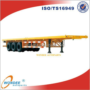 <span class=keywords><strong>Chasis</strong></span> de <span class=keywords><strong>Remolque</strong></span> de 40 pies y 3 Ejes, Semirremolque Esquelético - Product Image 2