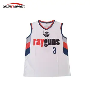 Más tamaño suave último diseño único baloncesto Jersey camiseta de baloncesto