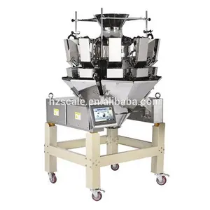 Automatic CE 10 Head high accuracy Combination Electric weigher for chips packing
