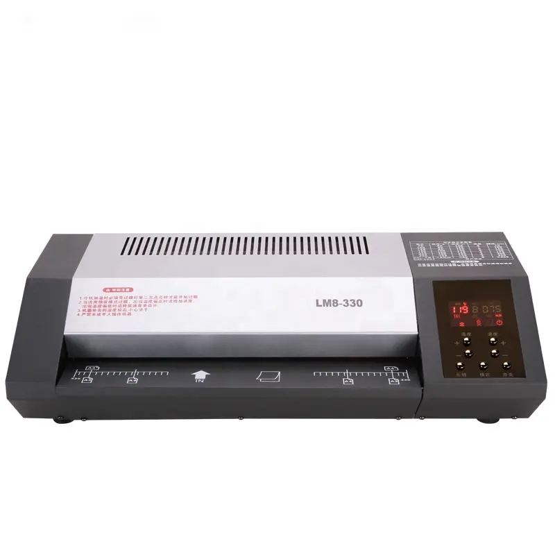 (WD-LM8-330) 8 roller digital control photo film machine A3 A4 laminating machine