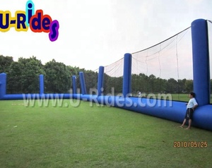 Màu xanh màu Oxford Bạt PVC paintball lưới Inflatable paintball lĩnh vực lưới Inflatable paintball Arena 20m 10m - Product Image 4