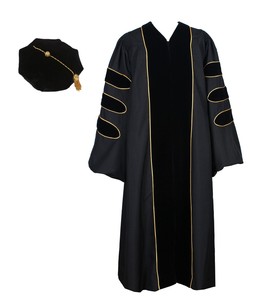Abiti di laurea di dottorato Deluxe abito di laurea Phd e Tam - Product Image 3