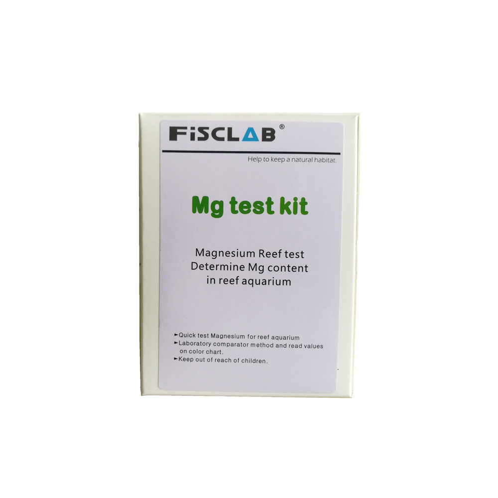 FISCLAB Mg Test Kit 60 Tests-Aquarium Magnesium Schnell Test Kit für Riff Tank Marine Aquarium