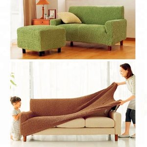 High Quality <strong>Stretch</strong> Elastic Fabric <strong>Sofa</strong> Slipcover Plain Style Protective <strong>Cover</strong> for Sectional <strong>Sofas</strong> - Product Image 3