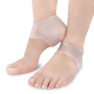 Almohadilla de Gel para el cuidado de los pies, Protector de silicona para el talón, cojín de protección para el talón