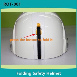 安全ハードハット防災用折りたたみヘルメットポータブル簡単折りたたみ/展開小ボリューム - Product Image 6