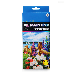 Precio moderado 12 tubos x12ml de neón color de aceite pintura de estudiantes y artistas <span class=keywords><strong>amateur</strong></span> - Product Image 1