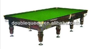 Mesa de snooker con patas lisas, con 8 Uds. - Product Image 1