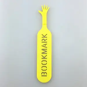 Funny plastic PVC Help me bookmarks